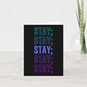 Tarjeta Stay; Mes de Concienciación sobre Salud Mental Pre