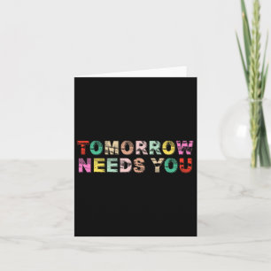Tarjeta Stay Tomorrow Necesita un premio para la prevenció
