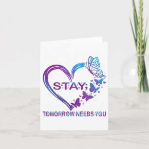 Tarjeta Stay Tomorrow Necesita un premio para la prevenció