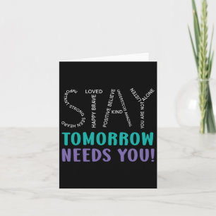 Tarjeta Stay Tomorrow Necesita un premio para la prevenció