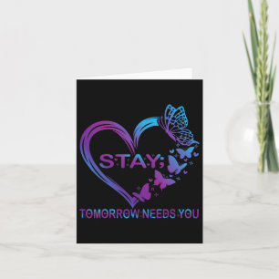 Tarjeta Stay Tomorrow Necesita un premio para la prevenció