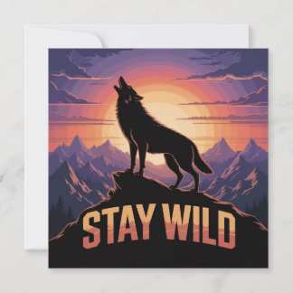 Tarjeta Stay Wild