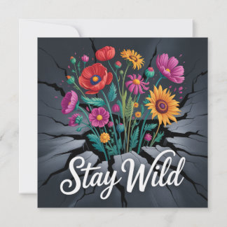 Tarjeta Stay Wild