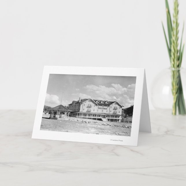 Tarjeta Steamboat Springs, casa de campo y cabinas (Anverso)