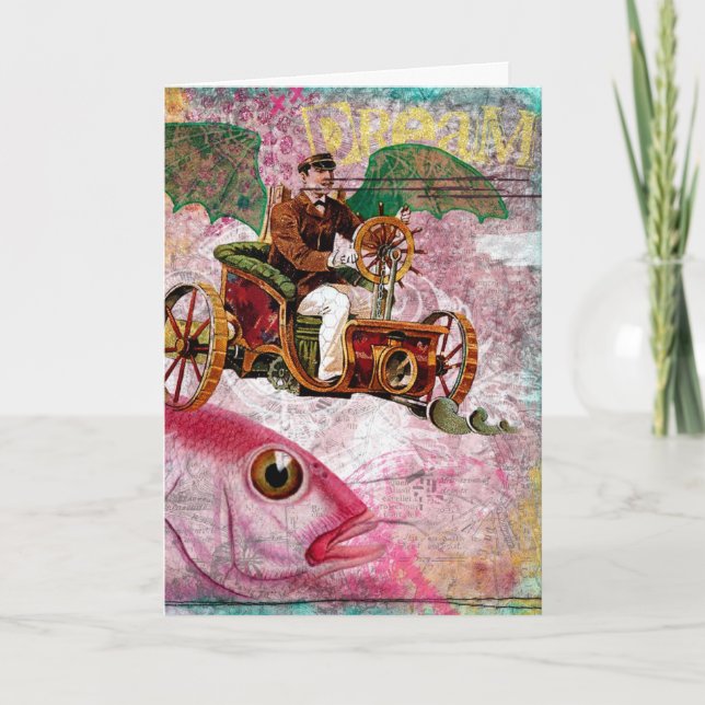 Tarjeta Steampunk Dream Birthday (Anverso)