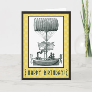 Tarjeta Steampunk Feliz cumpleaños