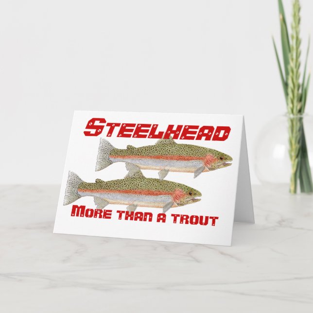 Tarjeta Steelhead - Más que una trucha (Anverso)