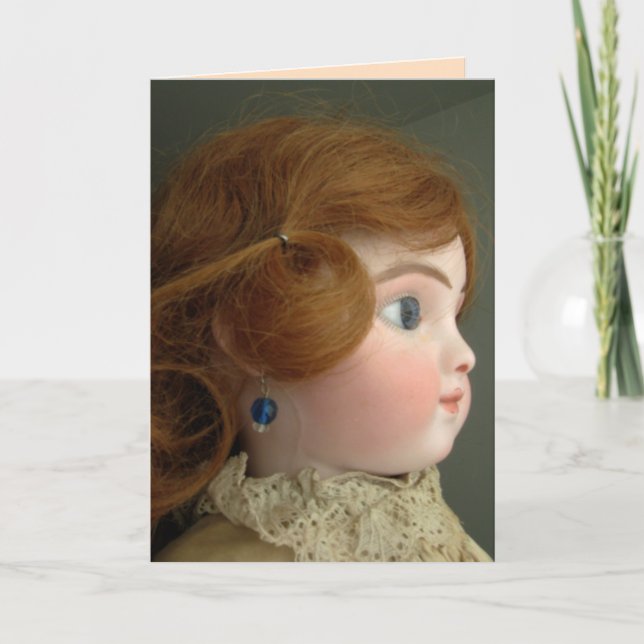 Tarjeta Steiner Doll Best Wishes - Blank (Anverso)