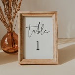 Tarjeta STELLA de tabla Minimalista número 5x7<br><div class="desc">Descubra el atractivo cautivador de nuestra colección Stella, elaborada meticulosamente para infundir su ducha de bebé con un aire de minimalismo moderno y un toque de sofisticación. Diseñado para combinar a la perfección el encanto bohemio con la elegancia atemporal, esta colección versátil garantiza elevar la estética de cualquier tipo de...</div>