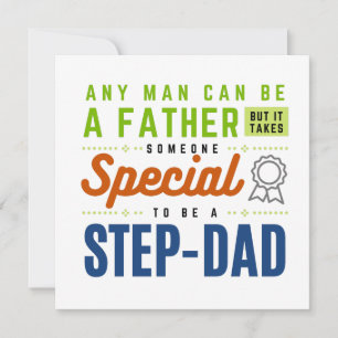 Tarjeta Step-Dad, divertida, especial Step-Dad