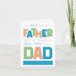 Tarjeta Step-Dad Stand-In Happy Fathers Day