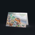 Tarjeta Stepdad Stepfather Fathers Day with Seaside<br><div class="desc">For a wonderful stepdad or stepfather on Father’s Day,  a heartfelt message paired with beautiful imagery of the ocean’s bounty.</div>
