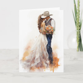 Tarjeta Stetson & Lace Boda: Corazones asociados