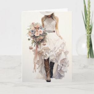 Tarjeta Stetson & Lace Boda: Floral Fantasia