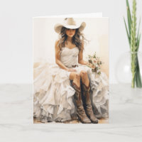 Stetson & Lace Boda: Novia de la floración del sol