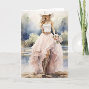 Tarjeta Stetson & Lace Boda: Radiancia Rosa