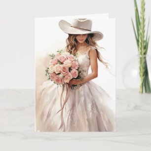 Tarjeta Stetson & Lace Boda: Silhouettes de Stetson