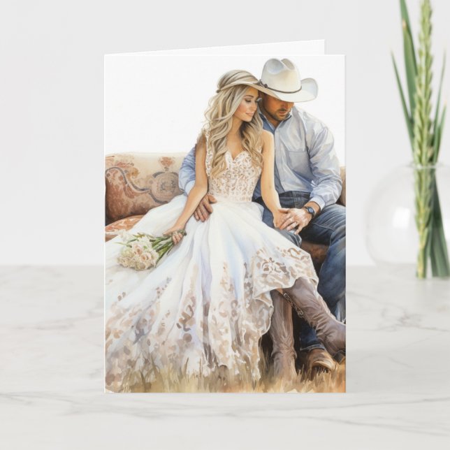 Tarjeta Stetson & Lace Boda: Stetson Serenade (Anverso)