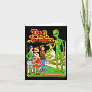 Tarjeta Steven Rhodes No Hables Con Extraños Alien Retro 