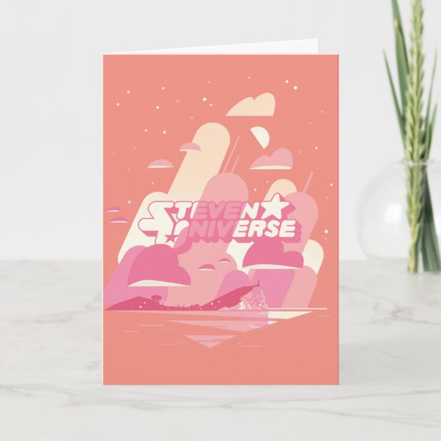 Tarjeta Steven Universe | Ciudad de la playa (Anverso)