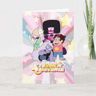 Tarjeta Steven Universe   Crystal Gem Group Huddle