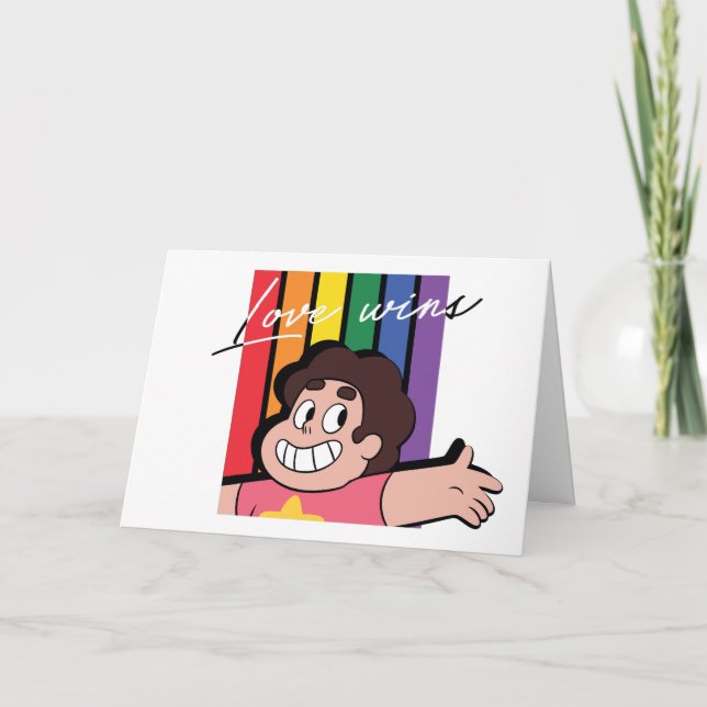 Tarjeta Steven Universe - El amor gana (Anverso)