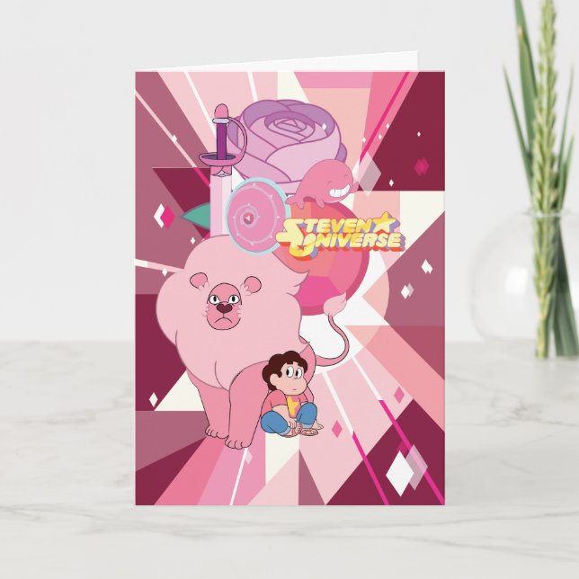 Tarjeta Steven Universe | Legado Rosa Quartz (Anverso)