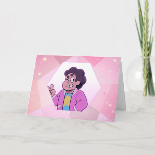 Tarjeta Steven Universe   Retrato de diamante rosa