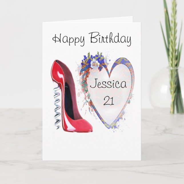Tarjeta Stiletto de Corkbolt personalizable y regalos para (Anverso)