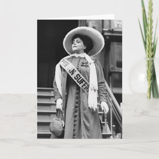 Tarjeta Stilin' Suffragette, 1908 (Anverso)