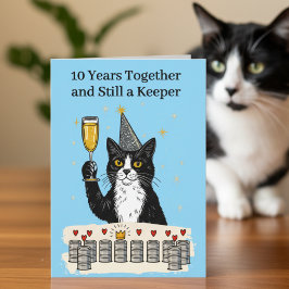 Tarjeta Still a Keeper Ten Tin Cans 10th Anniversary