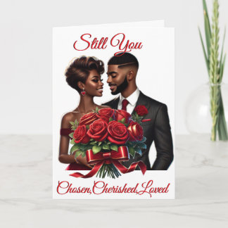 Tarjeta Still You Chosen, Cherished, Folded Greeting Card