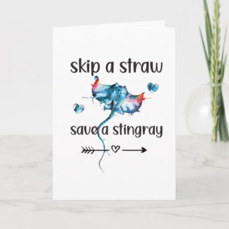 Tarjeta Stingray Lover Manta Ray Ocean Sea Animal Stingray