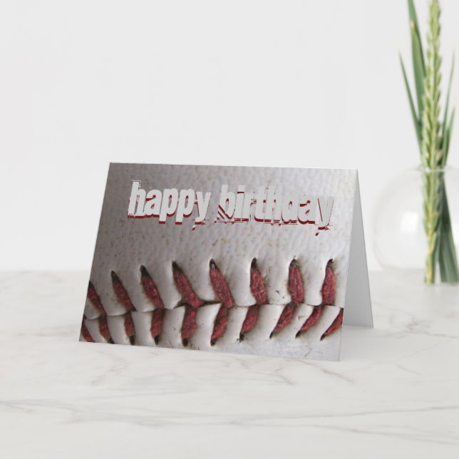 Tarjeta Stitks de béisbol (Anverso)