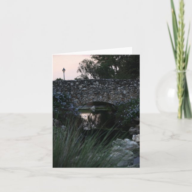 Tarjeta Stone Bridge Notecard (Anverso)