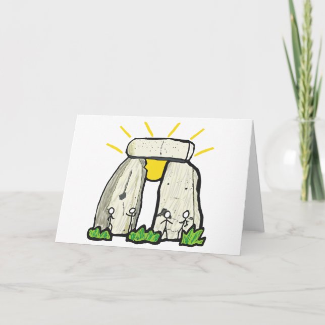 Tarjeta Stonehenge (Anverso)
