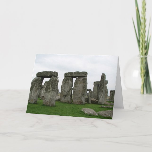 Tarjeta Stonehenge (Anverso)