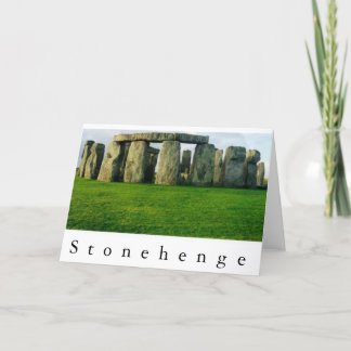 Tarjeta Stonehenge en el amanecer II