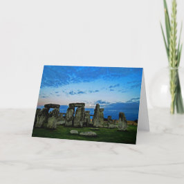 Tarjeta Stonehenge Sunset