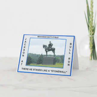 TARJETA STONEWALL JACKSON