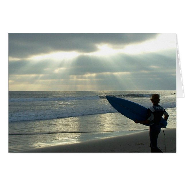 Tarjeta Storm Sunset (Anverso (Horizontal))