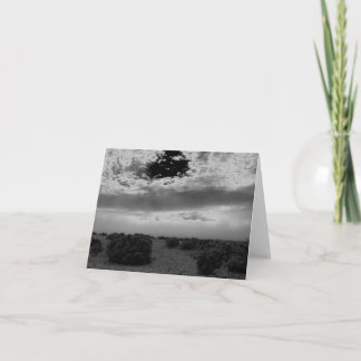 Tarjeta Stormy Sunrise en Nuevo México Notecard