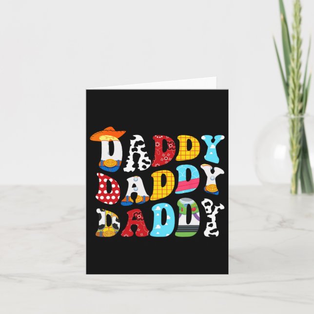 Tarjeta Story Daddy Toy Boy Story Dad (Anverso)