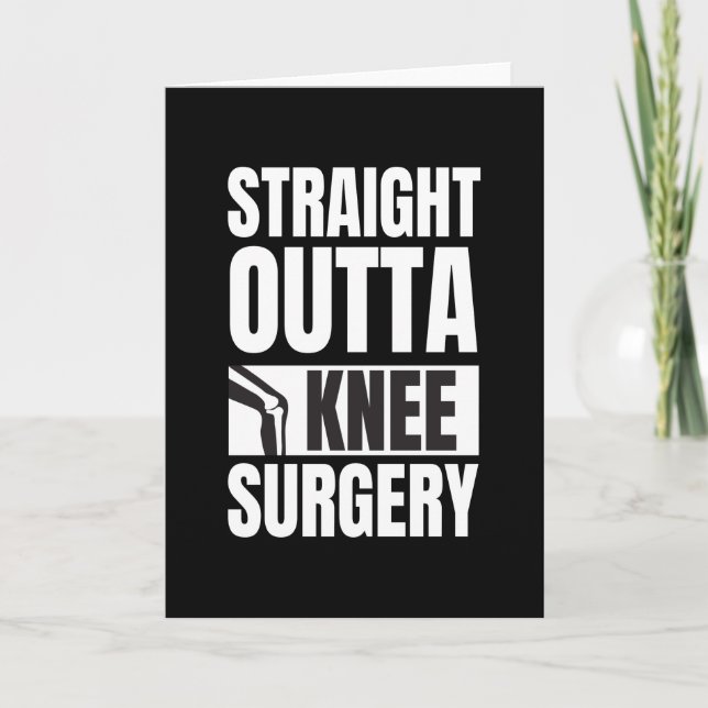 Tarjeta Straight Outta Knee Surgery (Anverso)
