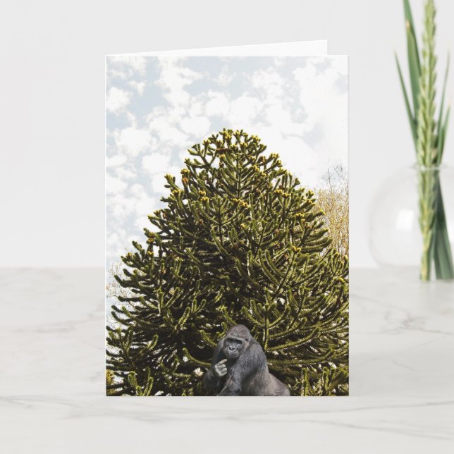 Tarjeta Strange enough to puzzle a monkey. (Anverso)