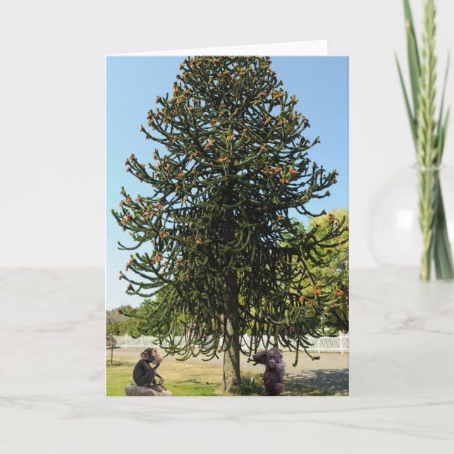 Tarjeta Strange enough to puzzle a monkey. (Anverso)