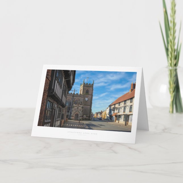 Tarjeta Stratford sobre Avon (Anverso)