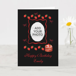 Tarjeta Strawberry Birthday Card