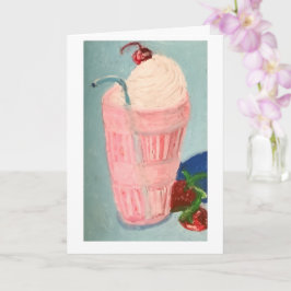 Tarjeta Strawberry Milkshake