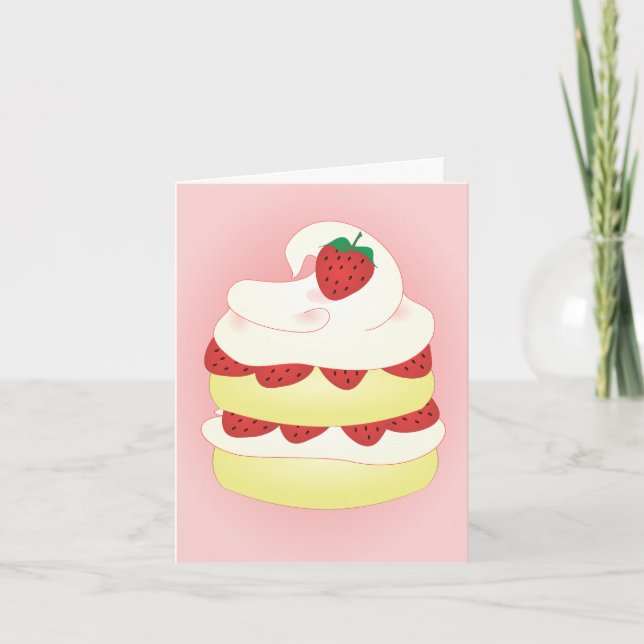 Tarjeta Strawberry Shortcake (Anverso)